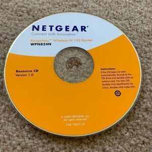 Netgear Version 1.0 209 Resource CD